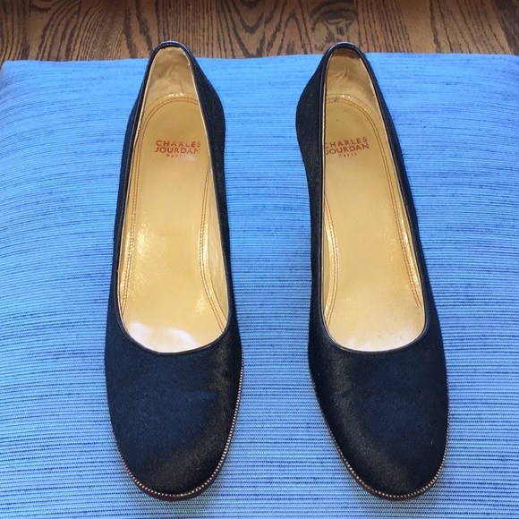 CHARLES JOURDAN PARIS Shoes - CHARLES JOURDAN PARIS COWHIDE HEELS!